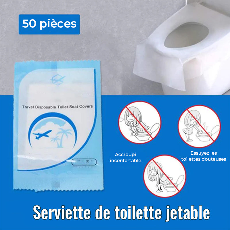 Ühekordsed WC prill-laua katted (50 tk)