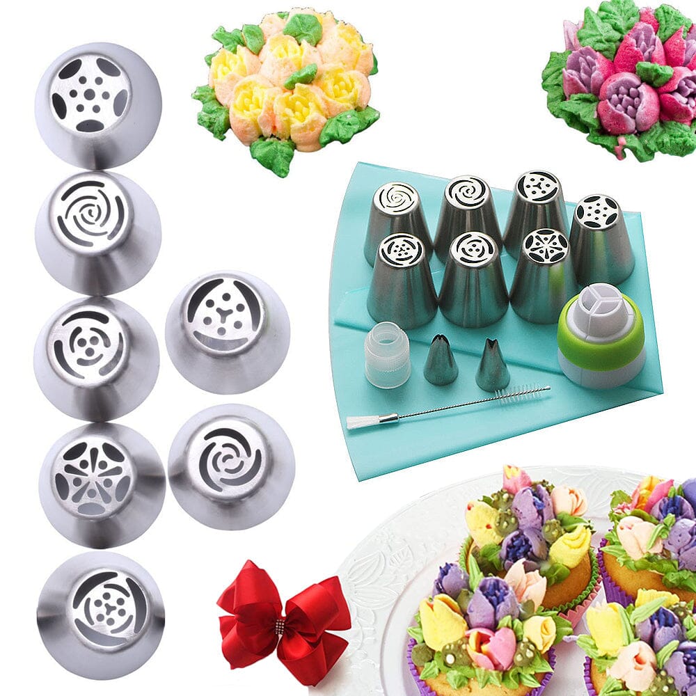 Dessertide kaunistamise komplekt (9 tk)
