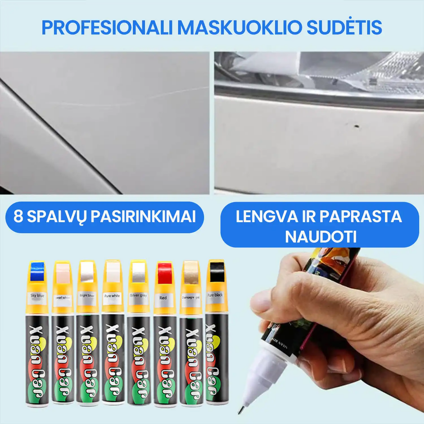 Auto kriimustuste peitevahend