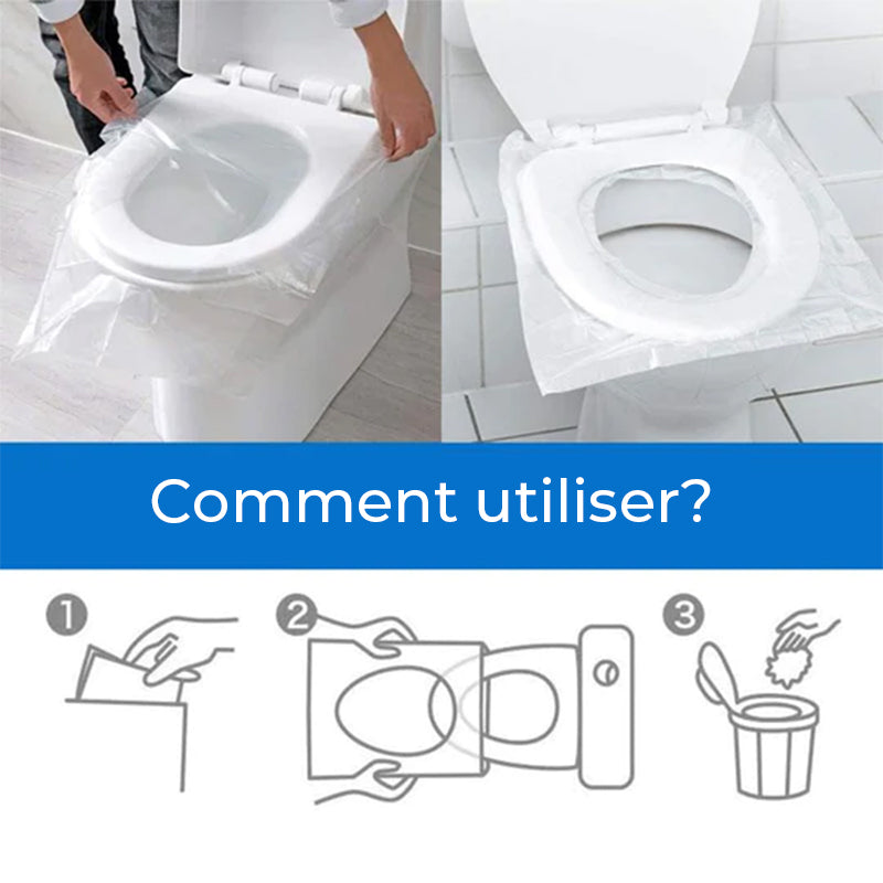Ühekordsed WC prill-laua katted (50 tk)