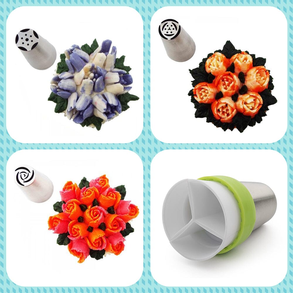 Dessertide kaunistamise komplekt (9 tk)