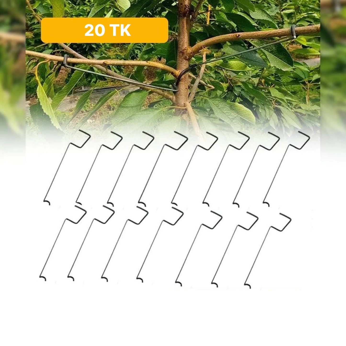 TreeForm™ - metallist oksaklambrid (20tk)