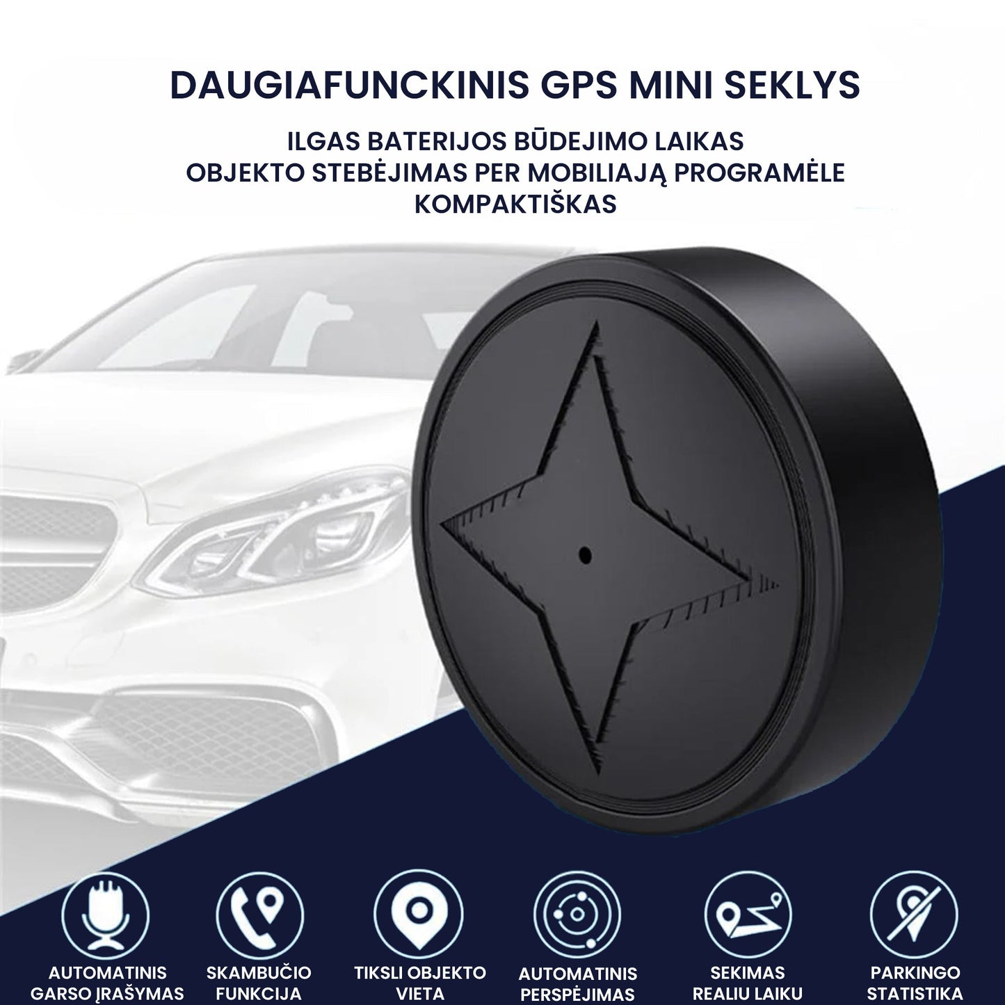 Magnetiline mini GPS-jälgimisseade