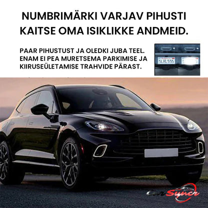 CarSync™ auto numbrimärki varjav pihusti | Jäta trahvidega hüvasti