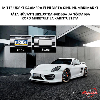 CarSync™ auto numbrimärki varjav pihusti | Jäta trahvidega hüvasti