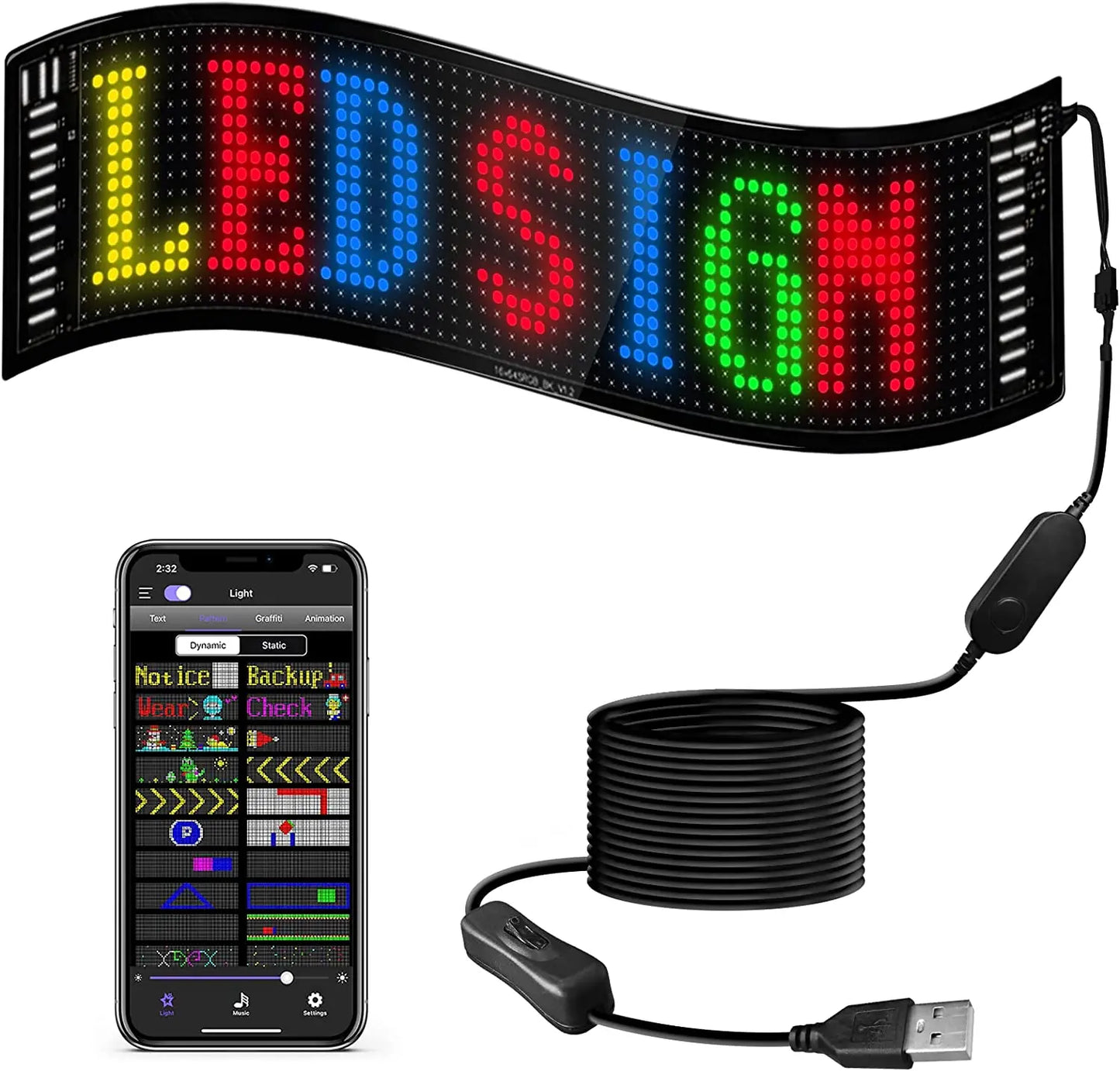 Bluetoothiga juhitav LED-riba