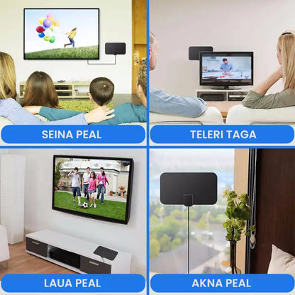 HDTV antenn tasuta kanalite vaatamiseks